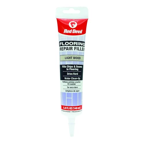 Red Devil 056020 Flooring Repair Filler, 5 oz., Light Wood, 1 Pack - color: Light Wood, size: Pack of 1