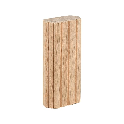 Trend 50pcs Beech Wood Dominos 8 x 40mm for Festool Domino Machine, 5/16 Inch x 1 9/16 Inches Loose Tenons for Woodworking Joinery and Furniture Framing, TEN/8X40/50 - style: 5/16" x 1-9/16" (8 x 40mm) 50pcs