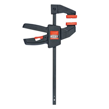 BESSEY EHK series Micro 4 1/2" Trigger Style Clamp, Fast Acting One Hand Woodworking Clamps for Wood working, Carpentry, Home Improvement, DIY, Construction Projects - size: 4.5 in, style: Ergonomic
