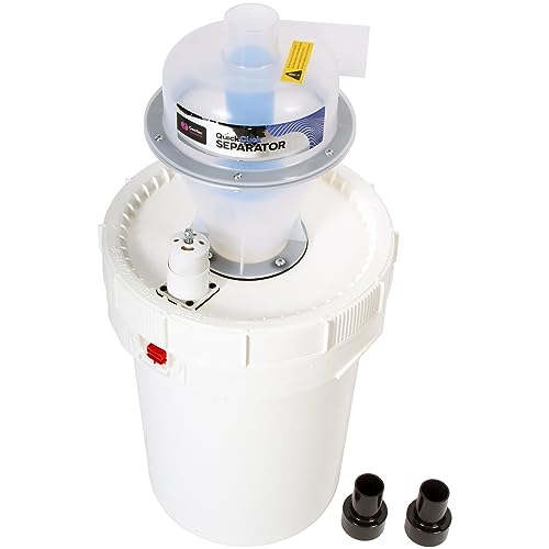 Assembled Quick Click Dust Separator with 12 Gallon Locking Collection Bin and Air Relief - style: w/ 12 Gallon Bin