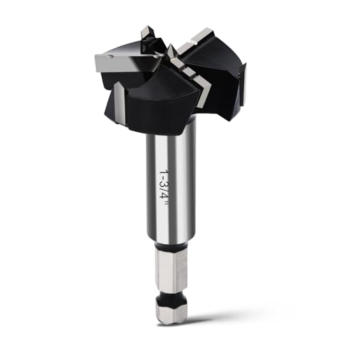 1-3/4" Forstner Drill Bit with 3/8" Quick Change Hex Shank - size: 1-3/4" | 44.5mm