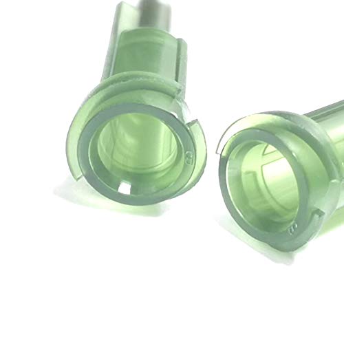 14 Gauge 1.5in Blunt Tip Dispensing Syringe Needle, Olive 20 PCS - size: 14Ga x 1.5＂