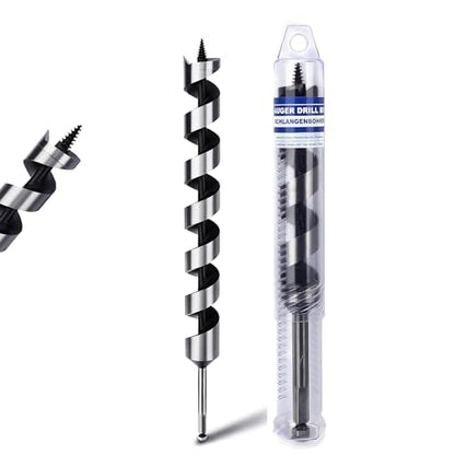 1-1/2" X 18" Auger Bit for Wood, 38x460mm Hex Long Auger Drill Bit - size: 1-1/2" (38mm)diameter, style: 18 inch / 460mm Length