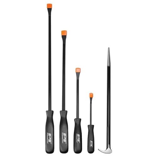 Performance Tool W2025 5-Piece Automotive Mechanic Pry Bar Set - size: 5pc pry bar set