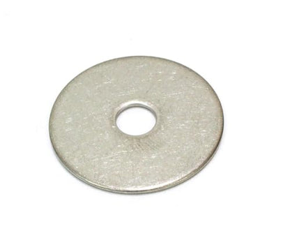 Pack of 100 Stainless Steel Fender Washers - 1/4 x 1-1/4-Inch Bolt Dropper Flat Washers for Screws and Bolts - Corrosion Resistant for Wood, Metal, and Wet Environments - size: 1/4" x 1-1/4" OD (100 pcs)