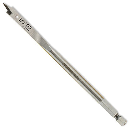 IVY Classic 10705 5/16 x 6-Inch Swift Bore® Wood Spade Bit, High-Carbon Steel, 1/Card - size: 5/16 x 6"