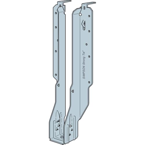 Simpson Strong-Tie IUS1.81/11.88 IUS I-Joist Hybrid Hanger with Snap-in Feature - 1-3/4 in. x 11-7/8 in. 18-Gauge Steel, Zinc Galvanized Finish, Strong-Grip Seat Allows Snap-in