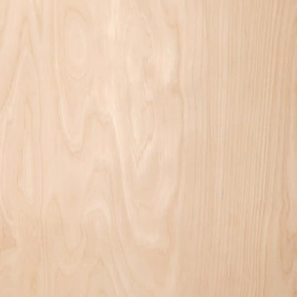 Edge Supply Ultra Flexible & Thin (0.4 MM) Birch Rotary Cut 24" x 48" Peel and Stick Wood Veneer Sheet, A Grade Veneer Face, Easy Application with Self Adhesive Birch Veneer Sheets.