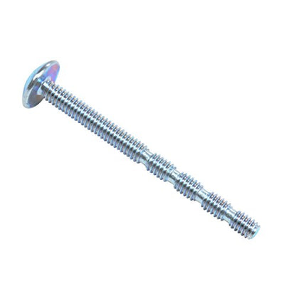 100 Pack Rok Hardware #8 x 2 Slotted Machine Thread Phillips Sqaure Drive Break Away Long Truss Head Screws