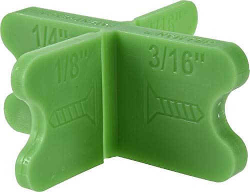 Hillman 2 Pcs Deck Spacer Tool (1/4") | Deck Board Spacing Tool for Wood & Composite Decking | Durable Deck Spacing Gauge for Consistent Gaps, Drainage & Professional Deck Installation
