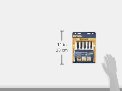 IRWIN Bolt Extractor Set for Deep Well Bolts, 5-Piece (3094001)