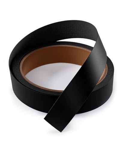 Melamine Edge Banding Black 3/4 inch x 10 ft Veneer Edging Easy Application Iron on Edge Banding Tape for Cabinet Plywood Repairs Furniture Restoration - size: 3/4 inch x 10 ft