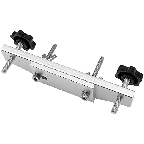 Aluminium Alloy Guitar Bridge Clamp Set with Cork Gasket L-Wrench Repair Tool Compatible with Classical Acoustic Guitar Accessory Luthier Tools