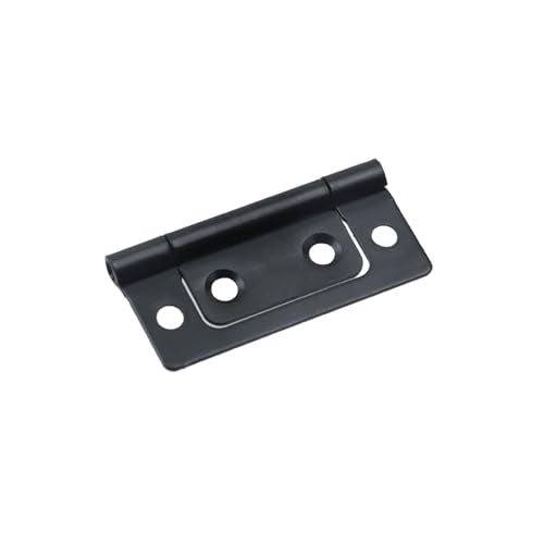 Butt Hinge, 2 Inch Black, 4Pcs - color: Black, size: 2 Inch Butt