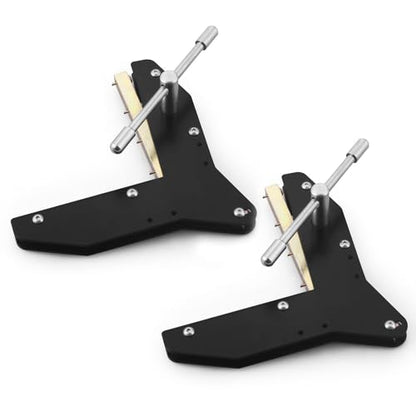 Miter Clamps Aluminum Alloy Compatible with Woodworking/Corner Clamps Fit for Making Window Casing, Door Casing, Picture Frames, Cabinet Trim (2pcs) - style: 2pcs
