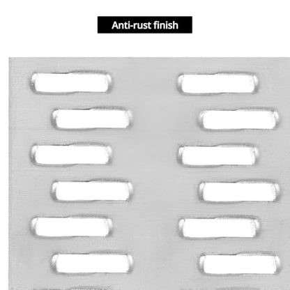 QWORK Truss Plates 4x6 Inch, 10 Pack Heavy-Duty Truss Mending Plate Staggered-Tooth Metal Plates for Wood Connection