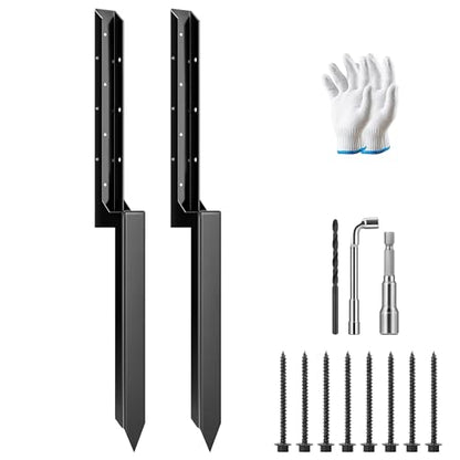 VIVOSUN 2 Pack Fence Post Repair Kit