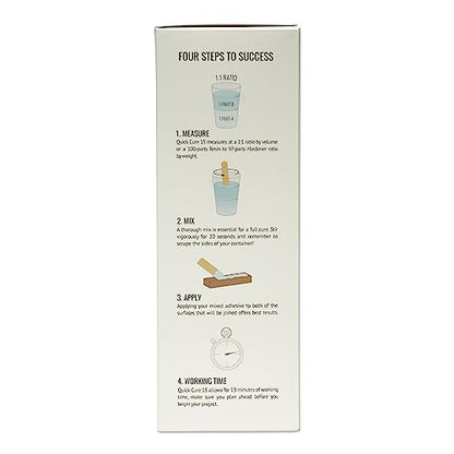 System Three Quick Cure 15 Epoxy Adhesive, 1/2 Gallon Kit - size: 1/2 Gallon