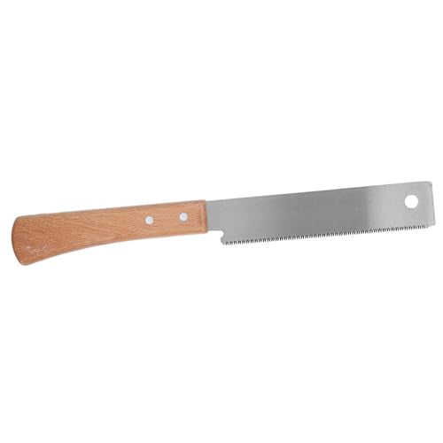 Hand Saw 12in Wooden Handle Household Small Cut Razor Teeth Shape Hand Saw Woodworking Flush Cutting Trim Tool Finish Cut Door Jamb Saw Pull Saw