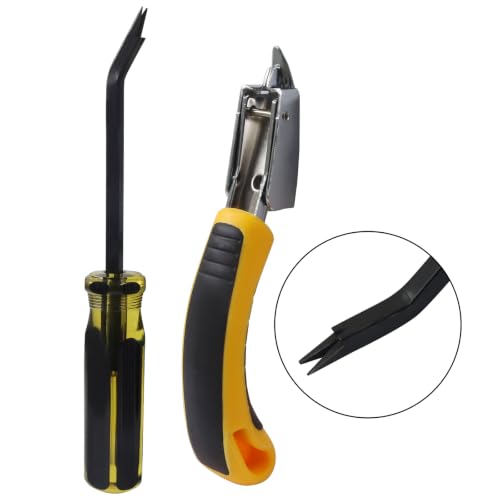 2 Pack Staple Remover, Heavy Duty, Black Handle - color: Black