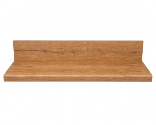 Luxury Vinyl Plank Flush Stair Nose Kit – Tread + Riser Combo (Light Oak) - color: Light Oak
