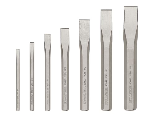 TEKTON Cold Chisel Set, 7-Piece | PNC91004 - size: 7-Piece (1/4-1 in.), style: Cold Chisel