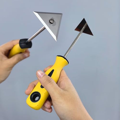 Stainless Steel Shave Hook with Rubber Handle