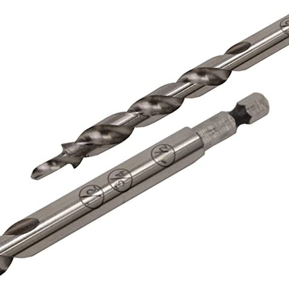 Kreg Easy-Set Pocket-Hole Drill Bit, Woodworking Drill Bit, KPHA300, 2 Pcs