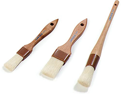 SPARTA Kitchen Basting Brush – 4037200 Basting Brush for Cooking Flat Boar Bristle Brush, Hardwood Handle for Kitchens, Restaurants, Catering, High Heat Food Prep, 1in - size: 8.25" x 1" (Pack of 1)