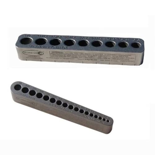 Big Gator Tools V-Drill Guide Standard Hole Sizes 1/8-1/2 Inches - 2 Pack
