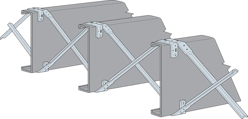 Simpson Strong-Tie TB27 Tension Bridging - 27 in., Heavy Duty 20-Gauge Steel Construction, Zinc Galvanized Finish, 7 Nail Holes for Flexible Installation