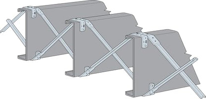 Simpson Strong-Tie TB27 Tension Bridging - 27 in., Heavy Duty 20-Gauge Steel Construction, Zinc Galvanized Finish, 7 Nail Holes for Flexible Installation