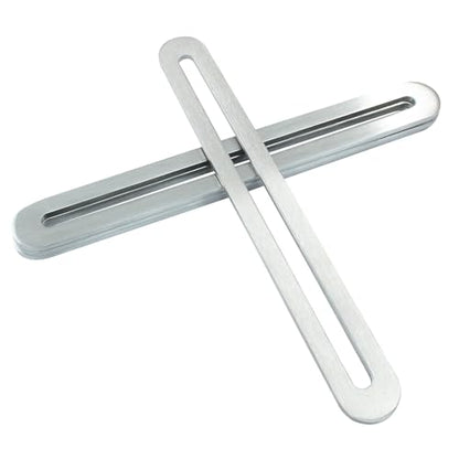 Adjustable Flat Mending Plate 155mm/6.1 Inch 8 Pcs - size: 155mm/6.1 Inch,Silver