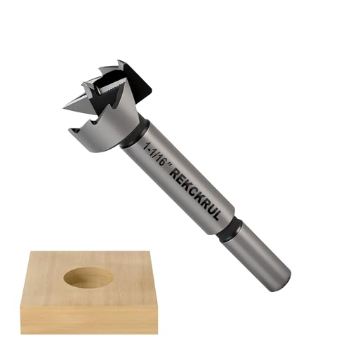 1-1/16 Inch Forstner Bit, 1-1/16" Forstner Drill Bit for Woodworking - size: 1-1/16 | Precision Imperial Sizing