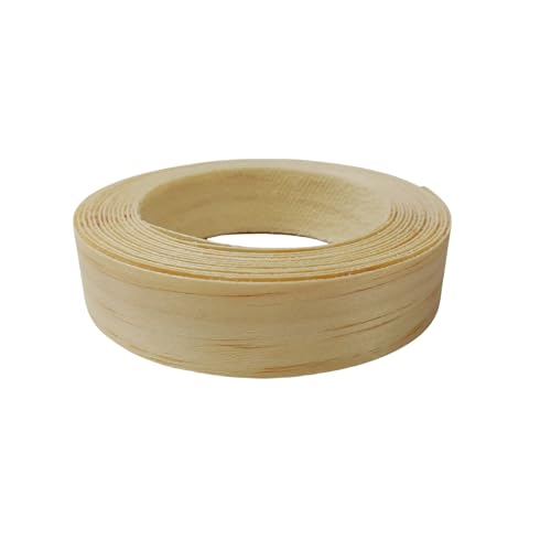 Real Pine Wood Veneer Edge Banding Tape,1''×13' Preglued Iron On Edging Band Roll with Self Hot Melt Adhesive, Prefinished Flexible Edgebanding Strip for Laminate Furniture Cabinet Repair - style: Pine