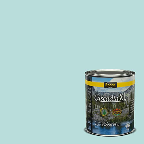 Rodda Paint CASCADIA XL Exterior Satin Paint & Primer in One, Quart, Outerspace - color: Outerspace, size: 32 Fl Oz (Pack of 1)