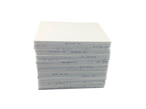 5-1/2 x 4-1/4 x 3/16 Inch Sanding Sponges, Medium 120-150 Grit Sponge Sanding Pads with Aluminum Oxide Side, 20 Pack Flexible Contour Sand Sponge for Wood, Auto Paint, Plastics & Metal Sander - color: 120 Grit, size: 20 Pack