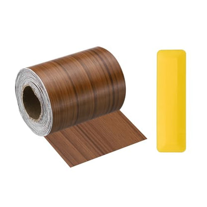 HARFINGTON Wood Grain Repair Tape 3" x33ft Self-Adhesive Repair Patch - color: Light Brown, size: 3" x 33ft