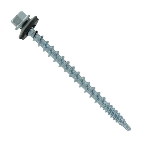 ST Fastening Kwikseal Woodbinder Metal Roofing Screws #10 x 2-1/2" - color: Galvanized, size: #10 x 2-1/2"