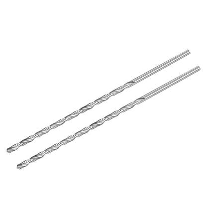 uxcell HSS Extra Long Twist Drill Bits,7.5mm Drill Dia 300mm Length 2Pcs - size: 7.5x300mm