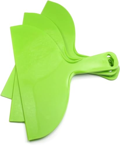 8 Inch Plastic Putty Knife, 3Pcs Flexible Paint Scraper Tool for Spackling - size: 8 inch