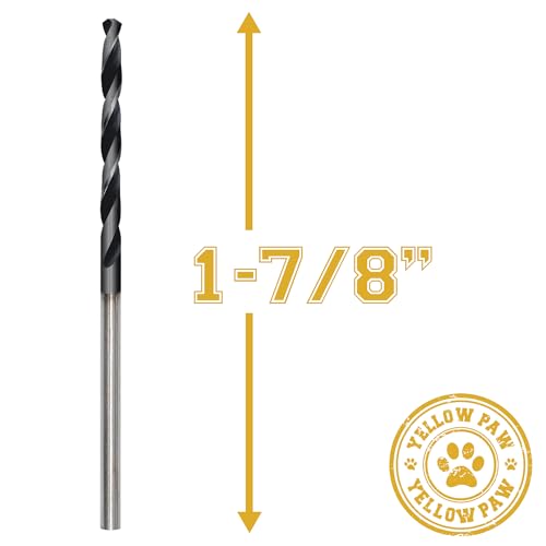 5/64 Inch Drill Bit (3 Pack) Industrial Grade M35 Cobalt Titanium Aluminum Nitrite - 5/64" Diameter & Total Length of 1-7/8" with Working Length of 7/8" Easily Drill Into Metal, Steel, & Aluminum - size: 5/64"