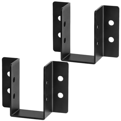 2 PCS 4x8 Face Mount Joist Hanger, Heavy Duty Wall Bracket
