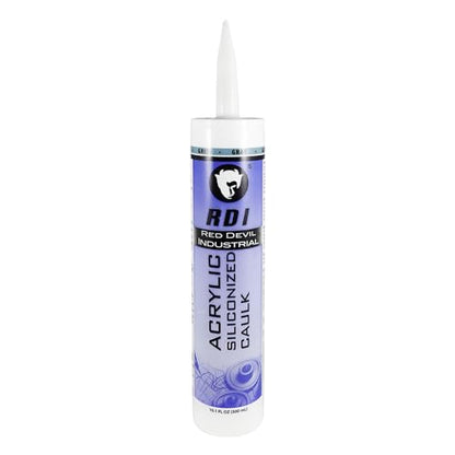Red Devil 08465I RD Pro Construction Grade Siliconized Acrylic Sealant, 10.1 oz., Gray, 1 Pack - color: Gray, style: 1 - Pack