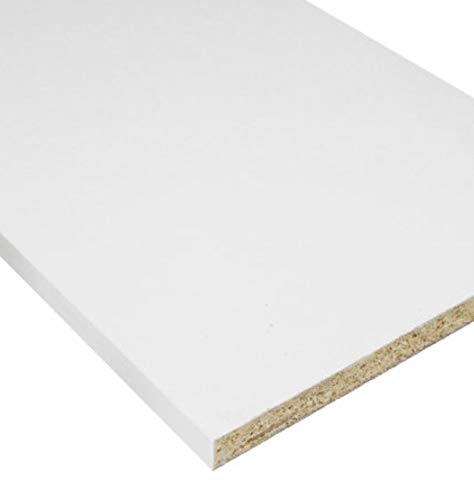 Edge Supply White Melamine 1 inch X 25 ft roll of White Edge Banding – Pre-glued Flexible Edging – Easy Application Iron-On Edging for Cabinet Repairs, Furniture Restoration - size: 1 inch 25 ft