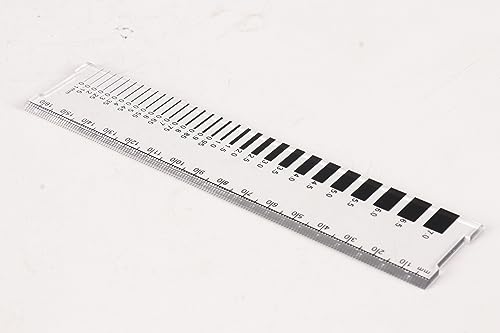 Crack Width Gauge， Concrete Crack Gauge Width Ruler Width Crack Gauge (CW-01 1PC)