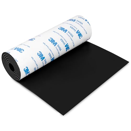 Non Slip Furniture Pads, 5" x 120" Rubber Furniture Pads - Black - color: Black, size: 1 PC 5 x 120 inch (Rubber)