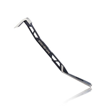 Spec Ops Tools Pry Bar, Crowbar for Demolition & Nail Pulling, High-Carbon Steel, 18" Flat Pry Bar - size: 18" Flat Pry Bar