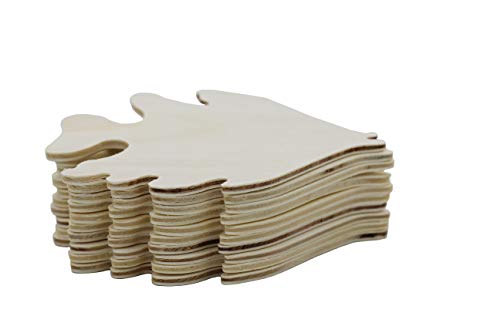 Creative Hobbies® 3.5 Inch Unfinished Wooden Shapes - Ready to Paint or Decorate Fish Shape | 12 Pack - size: 3.5 Inch - Fish