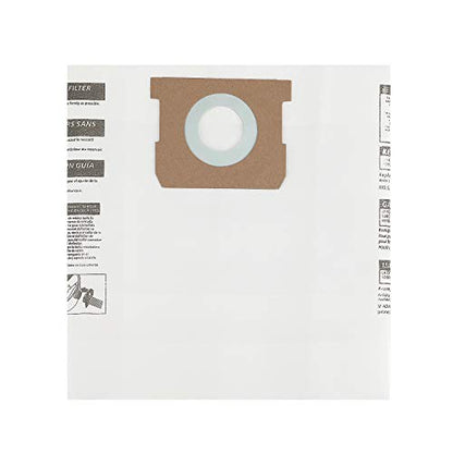 5-8 Gallon Vacuum Bag Replacement for 90661 Shop Vac Bags, 15 Pack